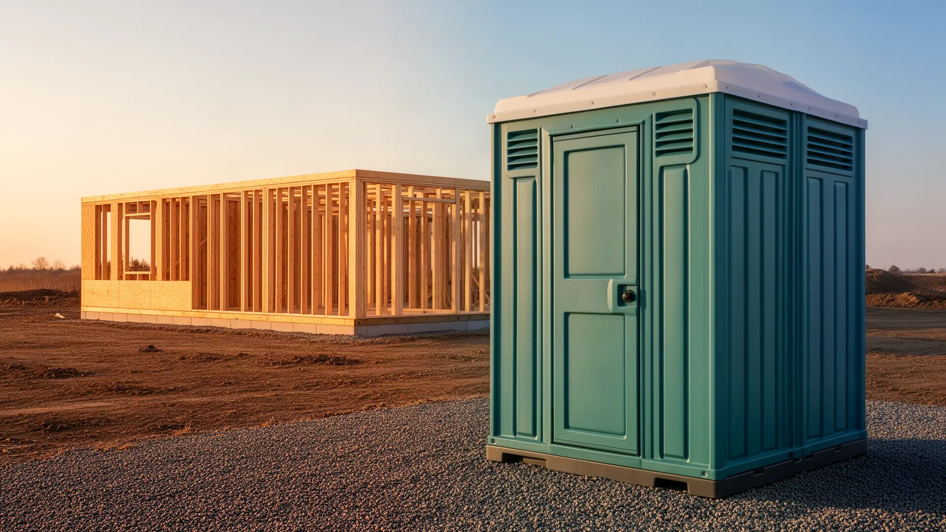 Clean porta potty unit from Bill & Jack's Porta Potty Rental in Jacksonville, FL